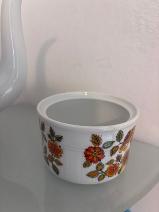 Set Teiera Ceramica Floreale