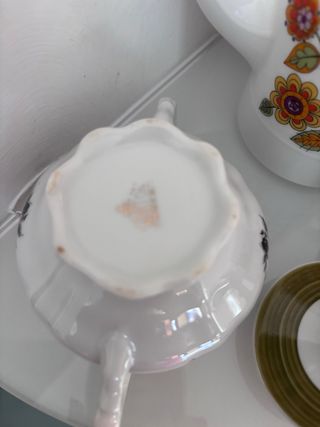 Set Teiera Ceramica Floreale