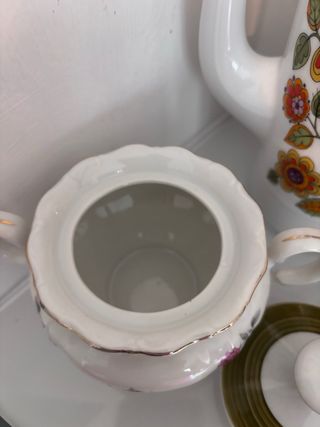 Set Teiera Ceramica Floreale