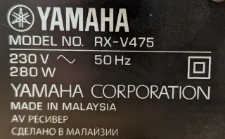 Yamaha RX-V475 + Altavoces Sony