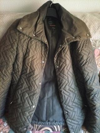 Trenca señora verde oliva