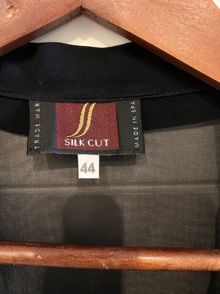 Sobrecamisa/Blazer Gasa Negra Talla 44