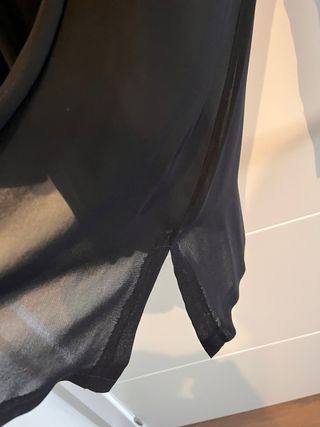 Sobrecamisa/Blazer Gasa Negra Talla 44