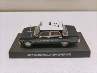 Alfa Romeo Giulia 1600 Super 1972 no Bburago