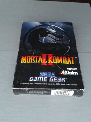 Mortal Kombat II Completo Sega Game Gear
