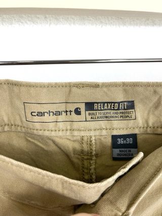 Pantalones Carhartt Trabajo Relaxed Fit Beige Y2K