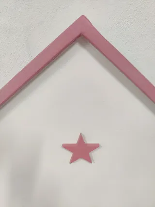 Dos Cabeceros infantiles Casa y Estrella Rosa