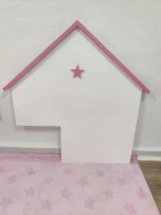 Dos Cabeceros infantiles Casa y Estrella Rosa