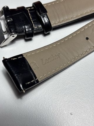 Correa de reloj 20mm negra