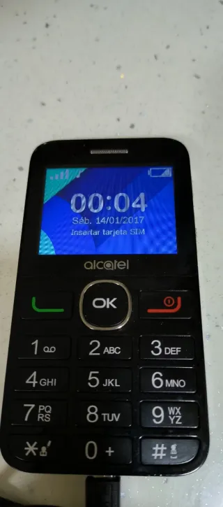 Alcatel 2008G Teléfono Móvil Negro y gris nuevo