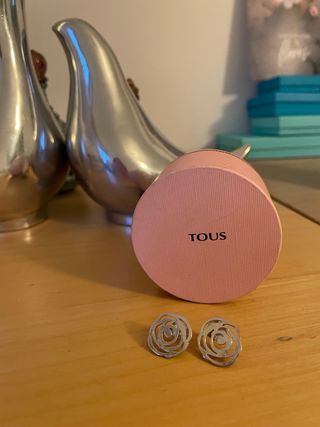 Pendientes Tous Flor Plata