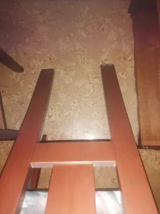 Juego de 2 Sillas de Comedor de Madera