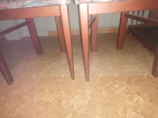 Juego de 2 Sillas de Comedor de Madera