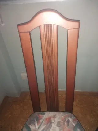 Juego de 2 Sillas de Comedor de Madera