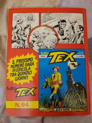 Lotto 4 fumetti Tex Willer