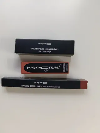 Productos MAC Cosmetics Perfilador, Pintalabios y
