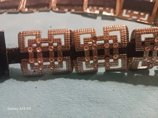 Cintura donna pelle vintage