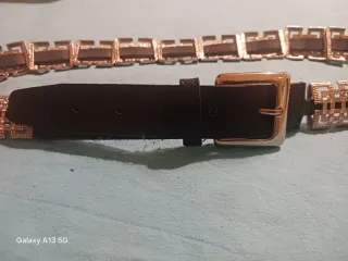 Cintura donna pelle vintage