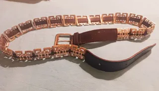 Cintura donna pelle vintage