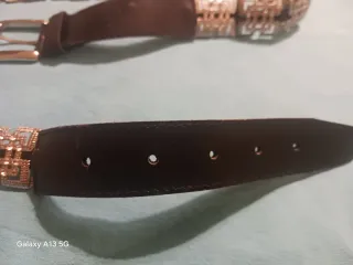 Cintura donna pelle vintage