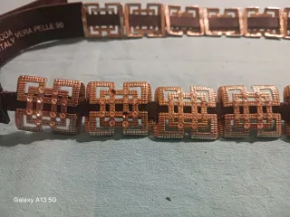 Cintura donna pelle vintage