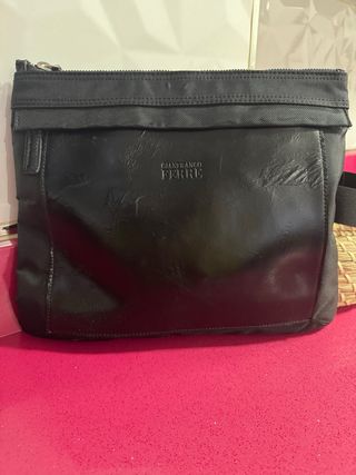Bandolera Gianfranco Ferré Hombre Negra