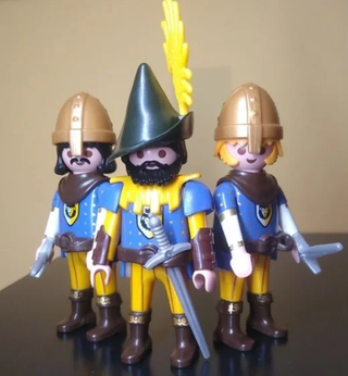 Playmobil Noble y Guardias Medievales