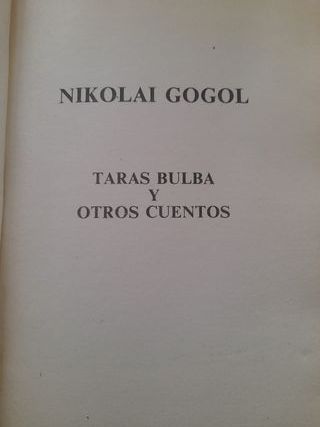 Taras Bulba y otros cuentos – Nikolái Gógol