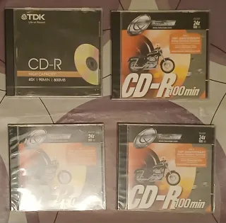 Lote 4 discos grabables 90 y 100 min. Precintados