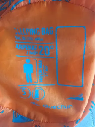 Saco de dormir infantil naranja