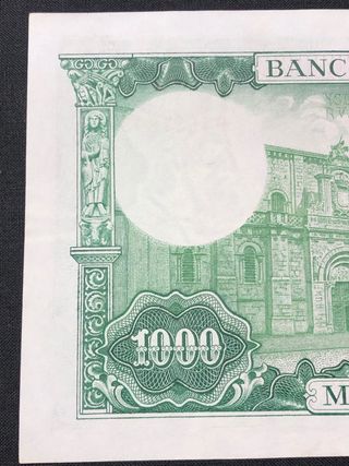 Billete s/c 1000 pesetas 1965 El Banco de España