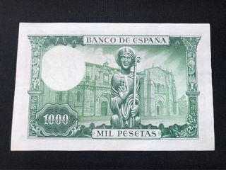 Billete s/c 1000 pesetas 1965 El Banco de España