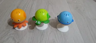 Sonajeros para bebé - Pulpo, Tortuga, Ballena