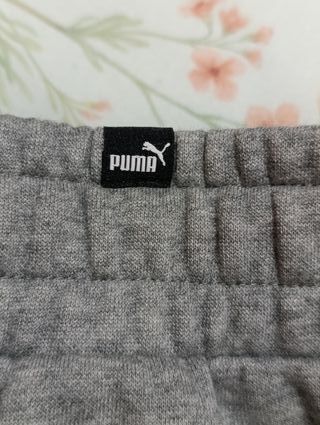 Pantalón chándal gris Puma hombre