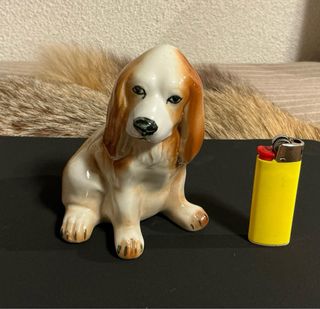 Figura perro porcelana
