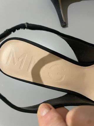 Zapatos Mango Salón Destalonados Negros