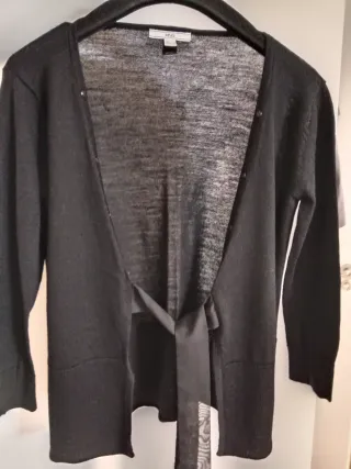 Chaqueta de punto Mango negra