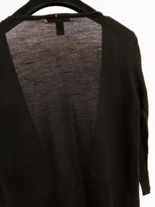 Chaqueta de punto Mango negra