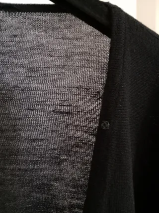 Chaqueta de punto Mango negra