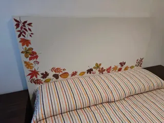 Cabecero y 2 mesitas noche marrón