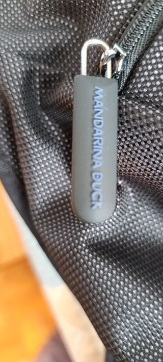 Mochila Mandarina Duck Negra Portátil/Viaje