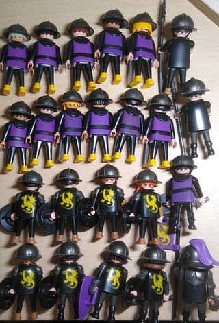 Playmobil Infantería Medieval Dragón Morado