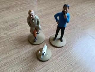 Figuras Tintín y Milú