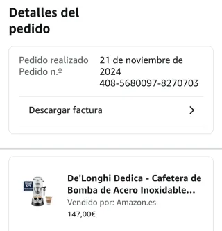 Cafetera DeLonghi Dedica