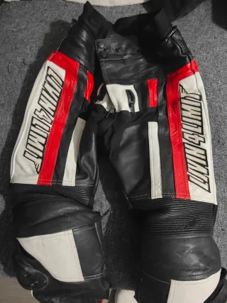 Pantalón cuero moto