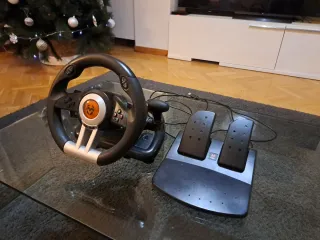 Volante y Pedales Gaming