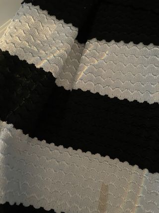 Falda elástica rayas S