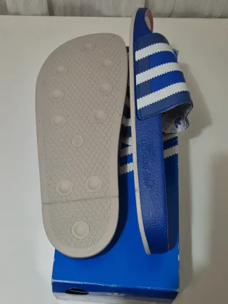 Chanclas Adidas Adilette Premium Azul