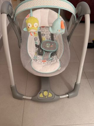 Hamaca para bebé con diseño de búhos