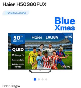 Televisión Haier QLED 50 Google TV